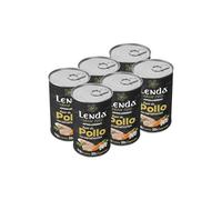 Lenda Pack 6 x 400gr Comida Humeda Hipoalergenica Perro Joven y Adulto - Pollo con Zanahorias - Alimento Completo y Natural para Todas Las Razas - Sin Cereales con Condroprotectores