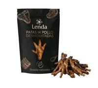 Lenda Patas de Pollo deshidratadas 250 g - Snacks Naturales para Perros Ricos en Colageno - Chuches Masticables Naturales para Perro - Premios y Golosinas para Salud Dental sin Adictivos