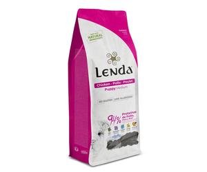 Lenda Puppy Medium - Pienso Natural para Cachorros de Raza Mediana - 2 X 12 KG