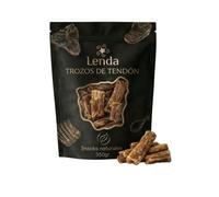 Lenda Tendon de Ternera 350 g - Snacks Naturales para Perros Ricos en Colageno - Chuches Masticables Ideal para Cachorros en Denticion - Premios y Golosinas Anti-estres - Salud Dental sin Adictivos