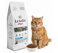 Lenda Urban Gato Diet Esterilizado 2 kg - Pienso para Gatos Adultos Sin Grano de Pavo - Comida con Aceite de Salmon y Krill para Cuidado de Pelo y Cardiovascular - con Probioticos y Condroprotectores