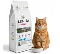 Lenda Urban Gato Diet Esterilizado 7 kg - Pienso para Gatos Adultos Sin Grano de Pavo - Comida con Aceite de Salmon y Krill para Cuidado de Pelo y Cardiovascular - con Probioticos y Condroprotectores