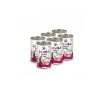 Lenda Urban Pack 6 x 400g Comida Humeda para Gatos Premium - Pollo con Buey y Arandanos - Comida Blanda para Gatos Rica en Magnesio sin Gluten - con Malta y Multivitaminas (A D E y Taurina)