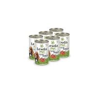Lenda Urban Pack 6 x 400gr Comida Humeda Hipoalergenica para Perros - Carne de Cerdo Iberico - Alimento Completo y Natural para Todas Las Razas - Sin Cereales con Condroprotectores