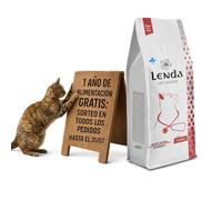 Lenda VET Cardiac 2kg - Nourriture vétérinaire chats adultes toutes races - Croquettes naturelles faible sodium probiotiques Omega 3 EPA DHA - Soutien fonction rénal, digestive - Cardiaque