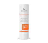 LENDAN - Bálsamo Labial Revitalizante - Vitamin Forza C - 4 g - con Protector Solar SPF 15 - Repara Labios Secos y Agrietados - Fotoprotector e Hidratante