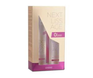 LENDAN - Pack Mantenimiento Next Liss Age - Champú Preparación 300 ml + Spray Lisos Perfectos 200 ml - Mantenimiento del Tratamiento de Alisado - Keratina Hidrolizada - Cabello Liso Hasta 10 Semanas