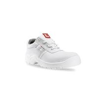 Lendeo Twist S2 Flach Weiß Sicherheitsschuhe Arbeitsschuhe Kochschuhe, White, 36 2/3 EU