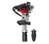 LENDISIY Pistola de gasolina de 32,7 cc, con cabezal de conversión a martillo de demolición, motor de 2 tiempos, taladro de agujero para tierra, pilotes, pilotes, pilotes, pilotes, pilotes,