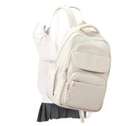 Lendolk Mochila Colegio Instituto Chica Chico, Mochila Universidad Casual Hombre Mujer, Mochilas Portatil 15.6 Ligera Impermeable, Mochilas Escolares Viaje Deporte Adolescentes(Beige)