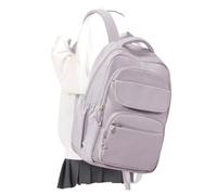 Lendolk Mochila Colegio Instituto Chica Chico, Mochila Universidad Casual Hombre Mujer, Mochilas Portatil 15.6 Ligera Impermeable, Mochilas Escolares Viaje Deporte Adolescentes(Morado)