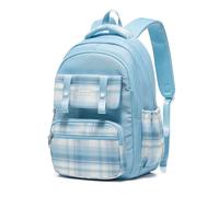 Lendolk Mochilas Escolares adolescentes Chicas Chicos ，Mochila Transpirable de Gran Capacidad con múltiples bolsillos，Kawaii Mochilas para Primaria niños niñas de 8 a 14 Años(Blue)