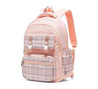 Lendolk Mochilas Escolares adolescentes Chicas Chicos ，Mochila Transpirable de Gran Capacidad con múltiples bolsillos，Kawaii Mochilas para Primaria niños niñas de 8 a 14 Años(Pink)