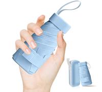 LENDOO Paraguas Proteccion UV, Mini Paraguas Plegable 6 Estructuras Reforzada, Certificado UPF 50+, Diseño UltraportáTil,Regalo Pensado Perfecto Para Familiares, Amigos O Colegas