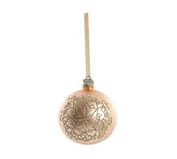 Lene Bjerre Bola de Navidad Cadelia Ø8 cm Rosa. copo de nieve