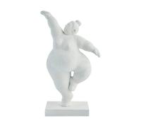 Lene Bjerre Decoración Serafina mujer en puntas de pie 28.8 cm White