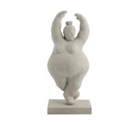 Lene Bjerre Decoración Serafina mujer pirueta 28 cm Grey