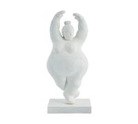 Lene Bjerre Decoración Serafina mujer pirueta 28 cm White