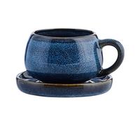 Lene Bjerre Taza de café espresso con plato Amera 8 cl Azul