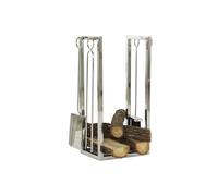 LEÑERA SET 4 INOX 6X1X54 NIQUELADO PLATEADO