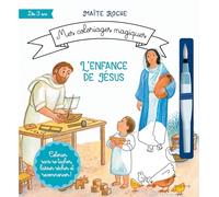 L'enfance de Jésus: Avec 1 pinceau à eau (Mes coloriages magiques)