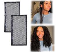 Length N Lock - Estirador de pelo largo y bloqueo, red de malla para el cabello rizado, accesorios de estilo de cabello rizado, longitud y bloqueo, envoltura de red de pelo rizado para evitar el