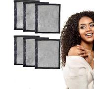 Length N Lock Hair Stretcher,Length and Lock Hair Stretcher,Curly Hair Net Stretcher Mesh Wrap,Hair Drying Stretcher Tool Durable, Prevent Shrinkage, for Women Girls (6 pcs, 7 in)