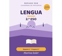 Lengua 2.º ESO. Cuaderno de refuerzo: Lengua castellana y literatura. Repasa 2.º y prepara 3.º. Con todas las soluciones (Refuerzo 2.º ESO)