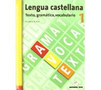 Lengua castellana, texto, gramática, vocabulario, 1 ESO. Cuaderno y solucionario - 9788430749430