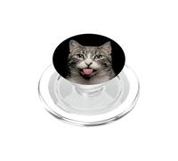Lengua de Gato Divertida PopSockets PopGrip para MagSafe