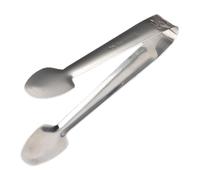 Lengua de servicio - herramienta de clip de ensalada de alimentos | Chanclas de servicios de comida | Bloque de hielo Tong de acero inoxidable | Pastel de pastel de pan Barret de fiesta de bodas |