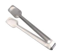 Lengua de servicio - herramienta de clip de ensalada de alimentos | Chanclas de servicios de comida | Bloque de hielo Tong de acero inoxidable | Pastel de pastel de pan Barret de fiesta de bodas |