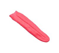 Lengua falsa de Halloween - Lengua larga de goma aterradora para Halloween | Accesorio de disfraz espeluznante para casa embrujada, de terror de festival y cosplay, hallo realista entre broma