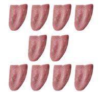Lengua falsa realista, lengua falsa de broma de Halloween, accesorios de magos horribles para vacaciones, bromas groseras, trucos travesaños para carnaval, fiesta, comedia, actuaciones en escenarios