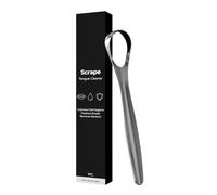 -Lengua para adultos - Mango ergonómico antideslizante de acero inoxidable de 14,3 cm | Tonguè Brush Gencives Sensibles, Cuidado , Herramienta de Higiene Buccal | Hogar Uso diario