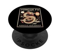 Lengua Sarcástica Fu Maestro Dragón Criatura Mítica Dicho PopSockets PopGrip Adhesivo