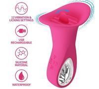 Lengua Vibradora 12 Niveles - Placer Oral en Solitario o en Pareja