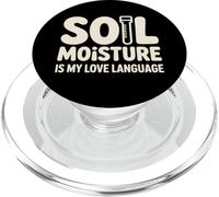 Lenguaje Amor Plantas Soil Moisture IS MY Love Language PopSockets PopGrip para MagSafe