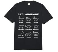 Lenguaje Corporal del Gato Comfort Colors Adult Heavyweight T-Shirt