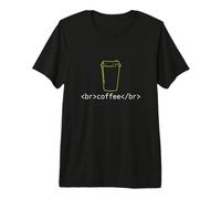 Lenguaje de Programación Big Coffee Camiseta Premium