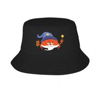 Lenguaje de programación HatRust de algodón Lavado clásico 2025 - Ferris The Wizard Bucket Hat Sun Hat Anime Christmas Hat Beach Bag Men Hats Women's Gift