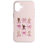 Lenguaje de señas ASL Maestro sordo I Love You Girl Coquette Bow Carcasa para iPhone 16 Plus