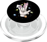 Lenguaje de señas ASL Profesor sordo Intérprete Huevos Orejas de Conejo PopSockets PopGrip para MagSafe