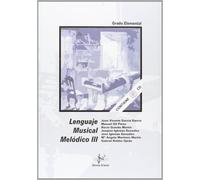 Lenguaje musical melódico III, grado elemental