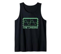 Lenguaje Seno Matemáticas Amante Trigonometría Cálculo Matemáticas Camiseta sin Mangas