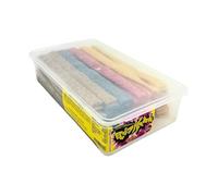 LENGUAS RADIKAL SUPER ÁCIDAS - Estuche 200 golosinas 1.7kg Jake - Para fiestas, chuches cumpleaños, navidad, regalo, caramelos, piñata cumpleaños infantil, gominolas, regaliz de sabores. Chucherías.