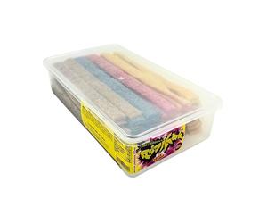 LENGUAS RADIKAL SUPER ÁCIDAS - Estuche 200 golosinas 1.7kg Jake - Para fiestas, chuches cumpleaños, navidad, regalo, caramelos, piñata cumpleaños infantil, gominolas, regaliz de sabores. Chucherías.