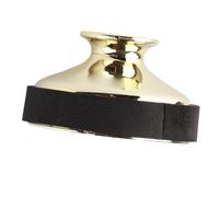 Lenguetas para Saxofón Lade Ligero ABS Saxofón Alto Amortiguador para Saxofón Accesorio Sax One Alto Saxofón Mudo (GOLD)