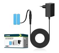 Lenink Adaptador de Corriente 3 V, reemplaza 2 Pilas AA. Compatible con termostatos Inteligentes Bosch, Homematic IP, Eve Thermo, TP-Link Kasa decoración navideña