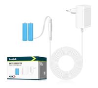 Lenink Adaptador de Corriente 3 V, reemplaza 2 Pilas AA. Compatible con termostatos Inteligentes Bosch, Homematic IP, Eve Thermo, TP-Link Kasa decoración navideña
